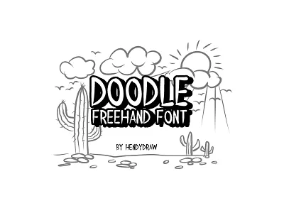 HD Doodle Font cartoon cartooning doodle doodles doodling font font design fonts type typeface typography