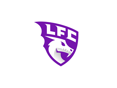 LFC Dragon dragon emblem fitness football gym head kreatank logo shield sketch soccer sport sports