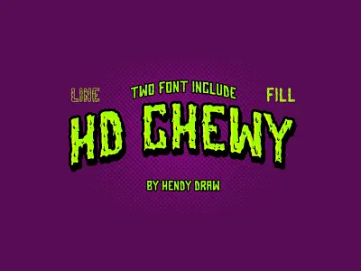 Hd Chewy Font cool font font font awesome font design font family fonts halloween melted type typeface typography