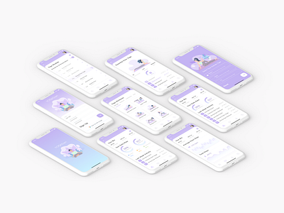 YOGASsan mobile application UX/UI app design application ui design design app mobile app mobile ui ui uiux ux ux design