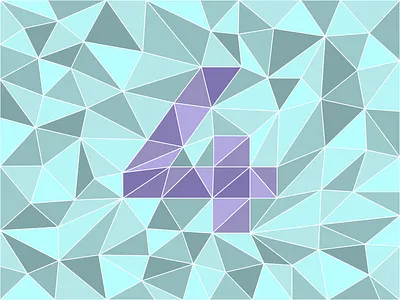 4 36daysoftype 36daysoftype07 adobe illustrator aqua design illustration illustrator purple type typography