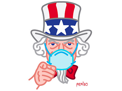 STAY HOME !!! STAY SAFE !!! I WANT YOU ALIVE !!! adobe adobe illustrator alive character design confinement confinment covid 19 covid19 i want you i want you alive illustrateur illustration illustrator minimal minimal art stay safe uncle sam usa vector virus