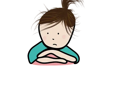 Missing You character design girl girl character girl illustration illustration social distancing vector