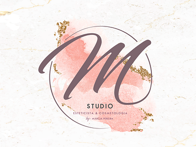 M Studio Cosmetic by Márcia Pereira branding communication design graphic illustration logo typography vector