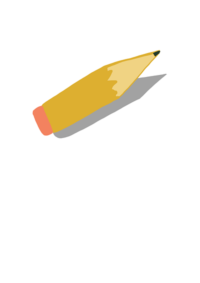 Pencil art design illustration illustration art logo