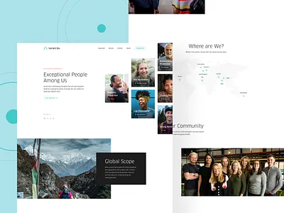 Variant Bio blue brand brandbook branding dark blue design gradient hellohello landing logo people polygon therapeutics typography ui ux variantbio violet web world
