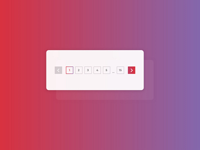 Daily UI #085 : Pagination branding bright daily ui dailyui design gradient interface design pagination style ui ui patterns