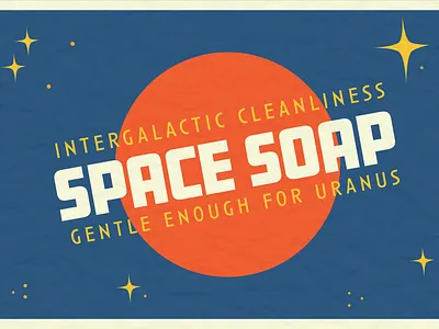 Space Soap branding coronavirus dribbbleweeklywarmup label outerspace retro soap space