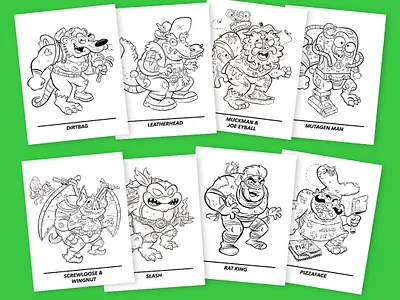 TMNT Coloring Sheets color coloring book ninja turtles tmnt