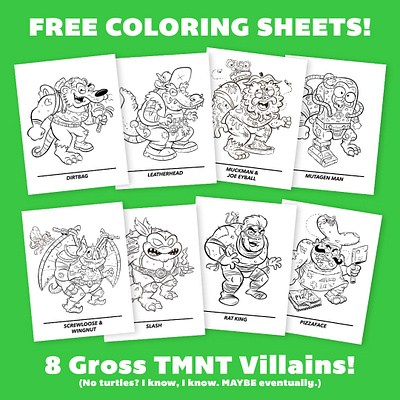 TMNT Coloring Sheets color coloring book ninja turtles tmnt