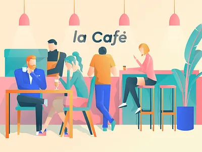 Quarantine Dreams breakfast cafe characters coffee dinner lunch meeting people quarantine restaurant retail