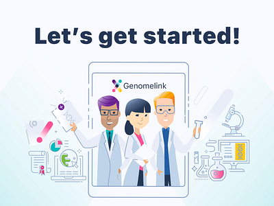 Educational Explainer Video: Animations for Genomics Startup ancestry dna genetics genome report science upload woman women in science
