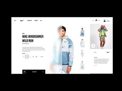 Nike Product 2 brand design inspiration interaction ui ui design ux ux design web web design