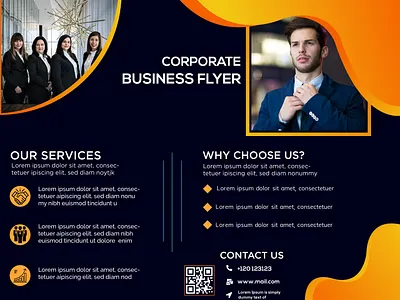 bh flayer 02 design illustration vector