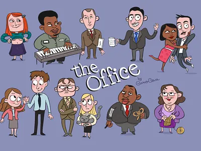 The Office digital illustration