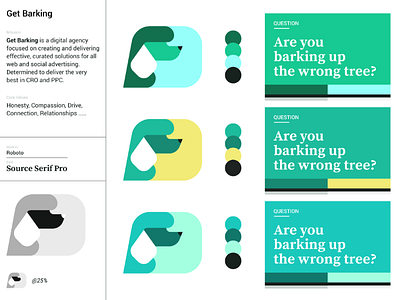 Get Barking - Branding brand branding design dog identity logo marketing motif poodle