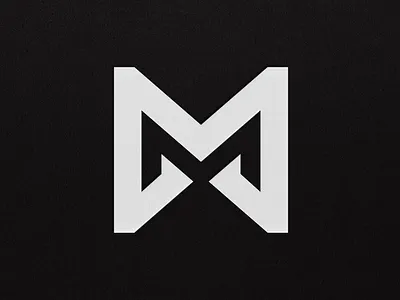 Letter M Logo Monogram Design Negative Space Double M branding design double identity letter logo logo design luxury m minimal monogram negative panter panter vision space symbol type typeface typo typography