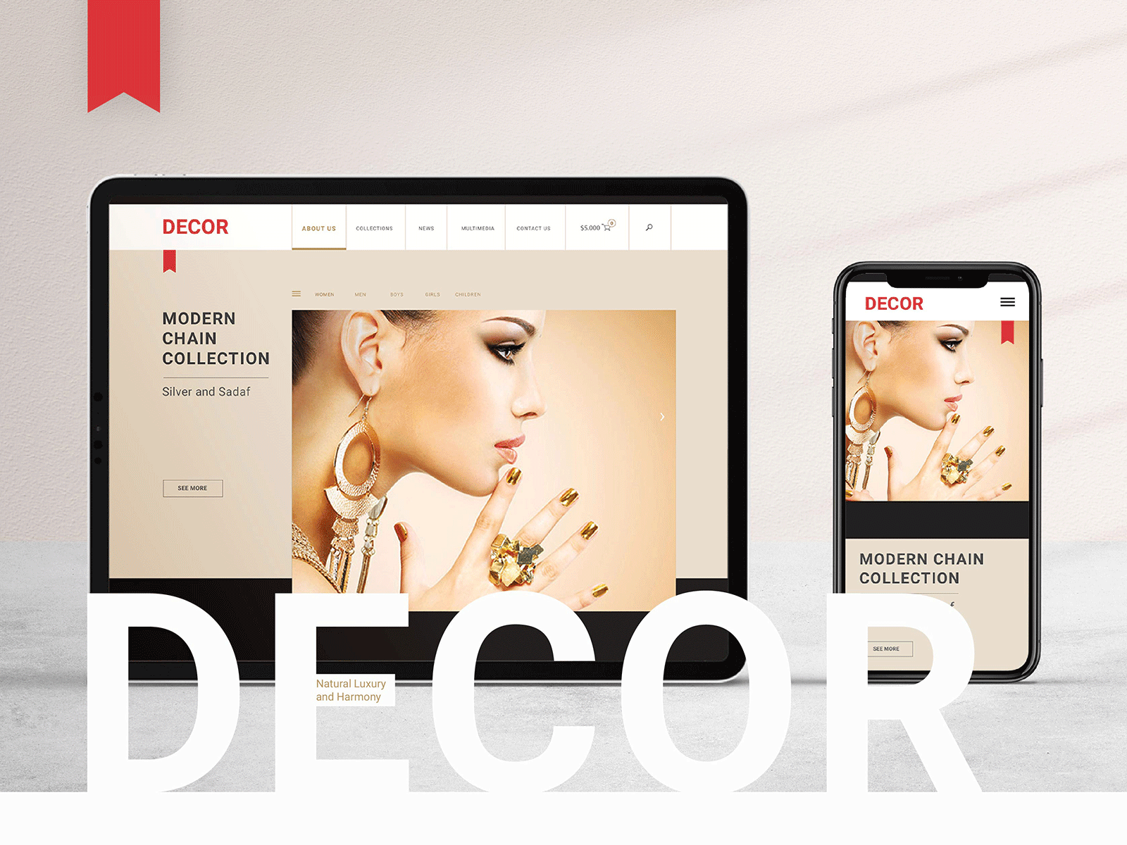 Decor jewelry design ui ux