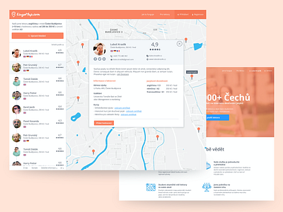 Lingomap map web web design webdesign website