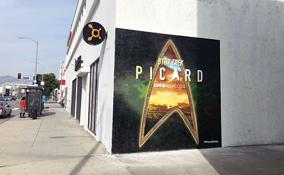 Star Trek: Picard Mural design mural mural design picard star trek