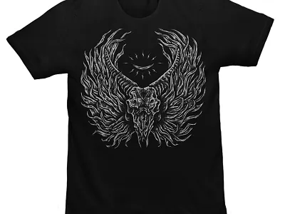 SOLD artwork band merch dark art dark artist illustration macabre merch design skull skull art t shirt design