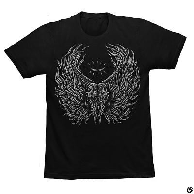 SOLD artwork band merch dark art dark artist illustration macabre merch design skull skull art t shirt design