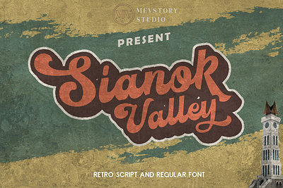 Free Sianok Valley Retro Font bold brush bold font bold line brush brush font calligraphy crazy creative font dancing baseline decorative script font font for headers font for logo funny hand drawn handdrawn handwritten handwritten font modern modern script