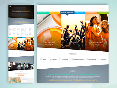 AllCommunication website adv branding design ui ux web