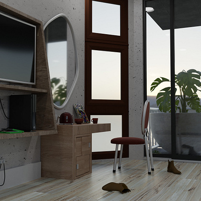 3d Beach house 3d art 3d artist beach house blender blender3d blender3dart cycles render cyclesrender design interior interior design rendered volume