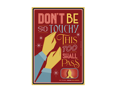 COVID19 Posters art direction branding design illustration typography vector