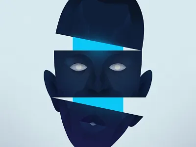 Zima art blue character design illustration netflix