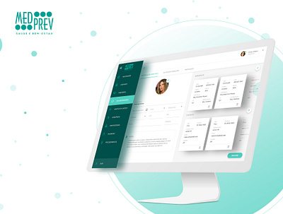 MED PREV branding dashboad design illustrator photoshop ui ux