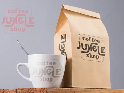 Lettering Coffee Jungle Branding branding coffee design designer font font awesome font design font family fonts letter lettering logo mockup