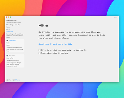 Cheddar Notes product design