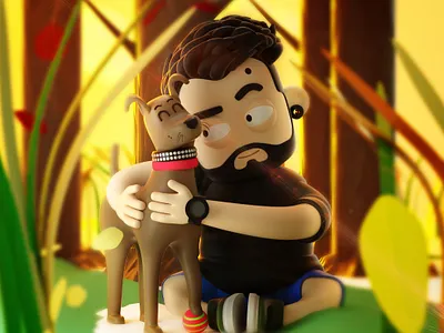 My Friend 3d 3dprint art art direction c4d character character design cienema 4d illustration octanerender