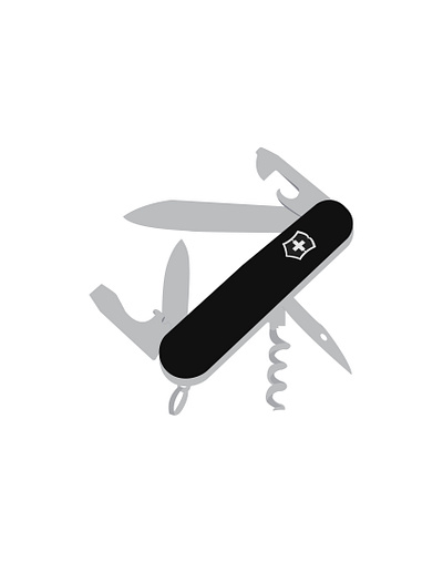 swiss army knife design illustration knife swiss army knife