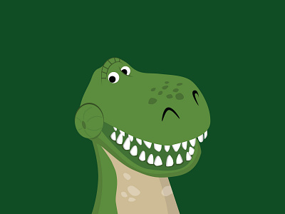 Rex disney illustration illustrator toystory