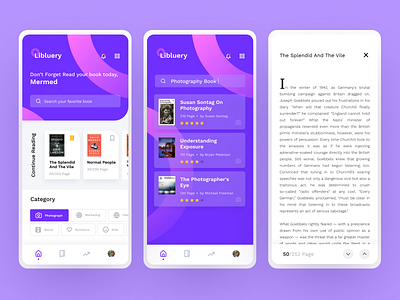 Library App app app design design figma flat minimalist mobile mobile app mobile design simple typography ui ui ux ui design uidesign uiux ux ux design uxdesign uxui