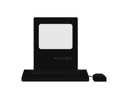 Macintosh apple computer design illustration macintosh