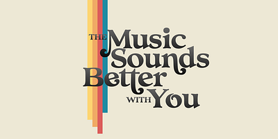 Music font logo type typography