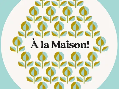 À la Maison design type typography