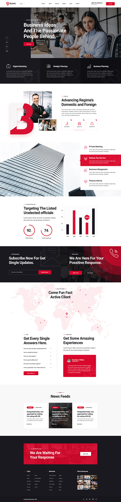 Burento - HTML5 business corporate template business corporate css3 design html css html5 ui ui ux ui design uidesign web webdesign website