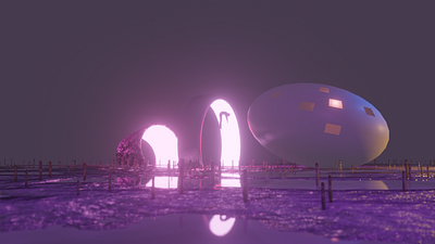 environmet study - Blender 3d blender eevee render sci fi