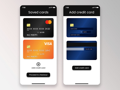 Credit Card Checkout 002 app credit card credit card checkout creditcard dailyui dailyui 002 ui