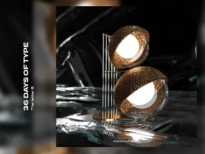 36 Days of Type | B 3d 3dtype adobedimension art b graphics letters type typography