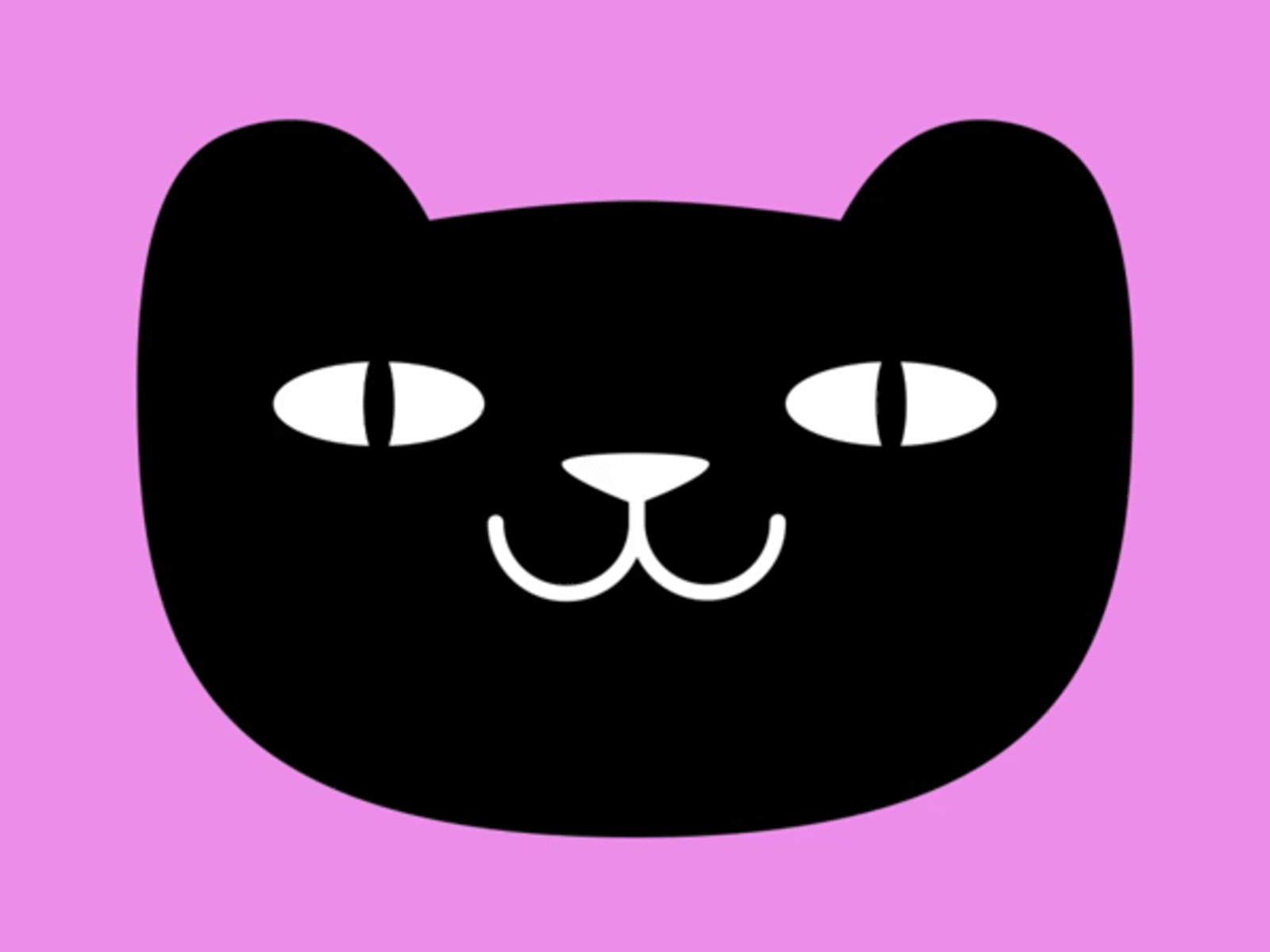 Tiger Hearts Club animation cat character flat gif illustration logo simple tiger vector