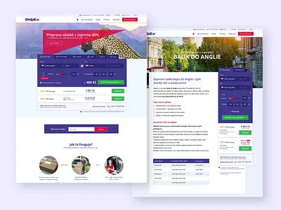 Shipex brand delivery design ui web web design webdesign website