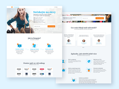 PlnaPeněženka landing design landing page landing page design landingpage web web design webdesign website