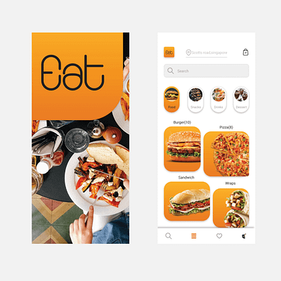 Food ordering app design app burger menu design food food app ui uidesign uidesigner uidesigning uidesignpatterns uidesigns uiinspirations ux