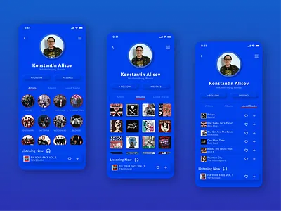 Daily UI 006 – User Profile dailyui006 dailyuichallenge design mobile app mobile ui neumorphism ui uidesign uiux